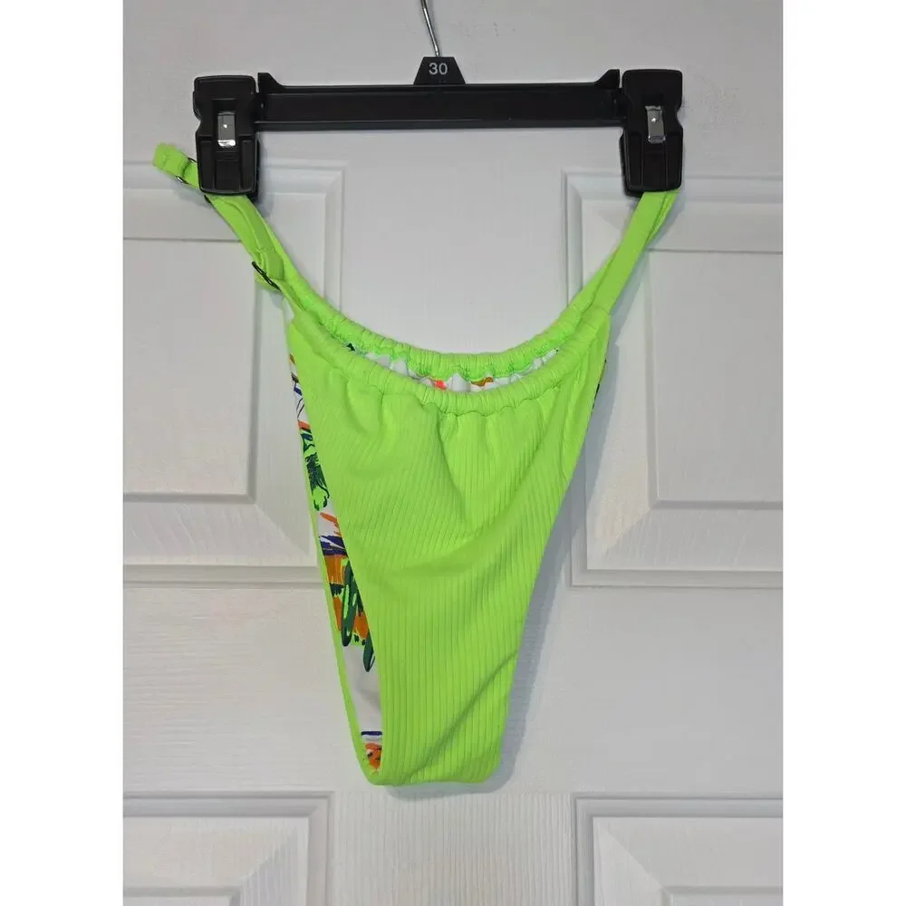 Maaji Women Bikini Bottom Size XL‎ Swimwear Reversible NWT